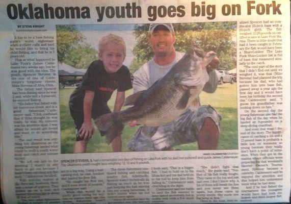 James Caldemeyer’s Lake Fork Trophy Bass Guide Service