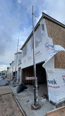 Siding installation
