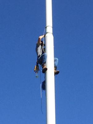 Lady Liberty Flag & Flagpole