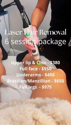 Laser Hair Removal current promo