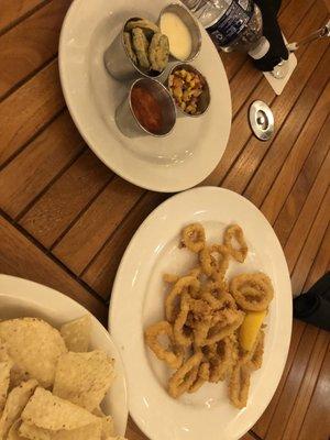 Calamari everything on the side