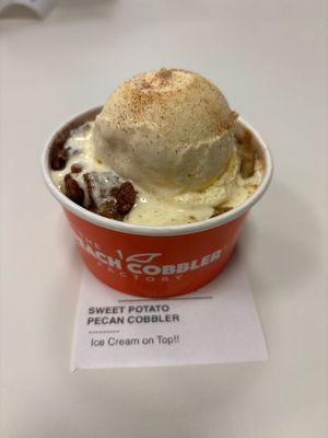 SWEET POTATO PECAN COBBLER