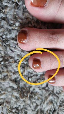 The owner cut my toes with the drill after having already had everything filed seemed like an excuse to "teach me a lesson"