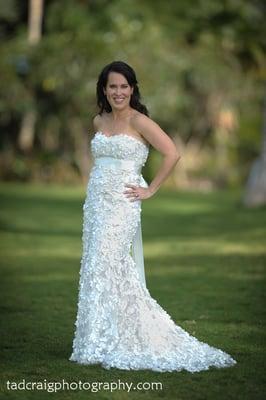 Monique Lhuillier - altered by Lynne. Came out perfect!