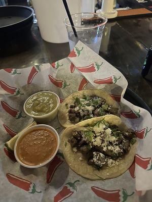 Steak tacos