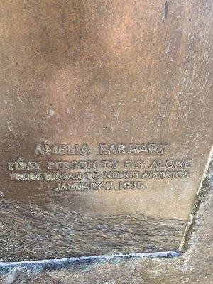 Amelia Earhart’s Marker