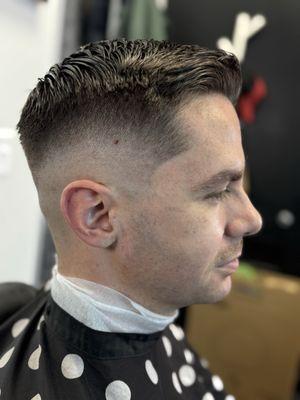 Mid Bald Fade, smooth blend, sharp finish. A clean cut every time. #WeeGoood #AWeeGooodBarbershop #FadeGame #BarberLife"