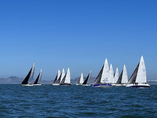 Coaching at 2022 J105 North Americans, San Francisco