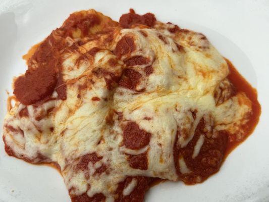 Baked cheese Ravioli