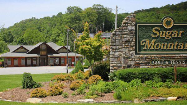 Located at the main entrance to Sugar Mountain
