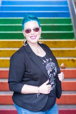 What my hair looked like the day I left the salon.