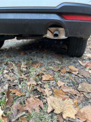 This is the wrong muffler on our vehicle.