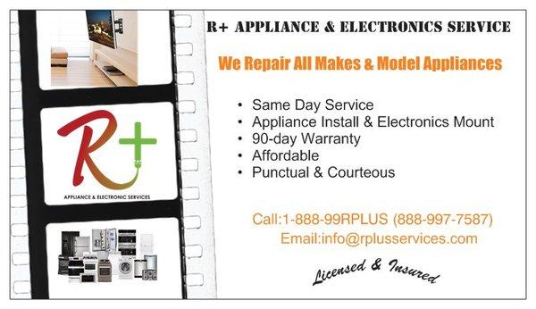 R+ Appliance & Electronics