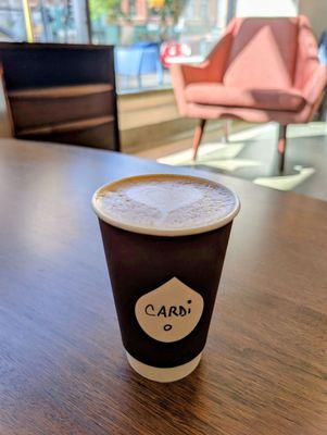 Cardamom Latte with Oat Milk!