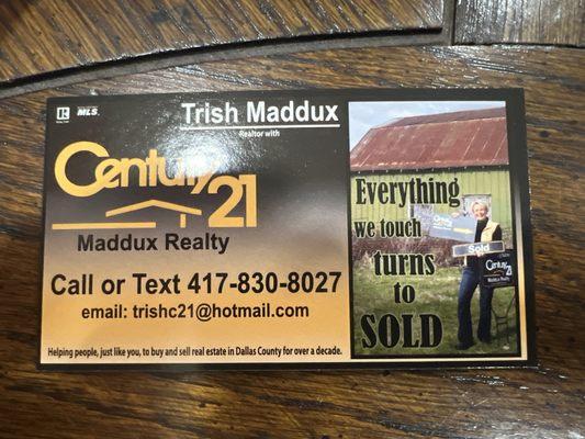 Patricia Maddux - Century 21
