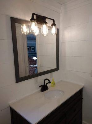 Finished after bathroom remodel