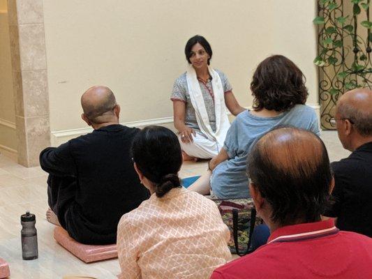 Amita Jain talks on the benefits of meditation and how to practice so we feel the positive effects.