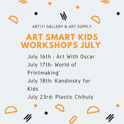 Sign up your child for a workshop this July!