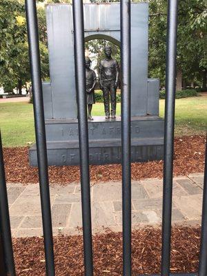 Statue of Dr Martin Luther King Jr.
