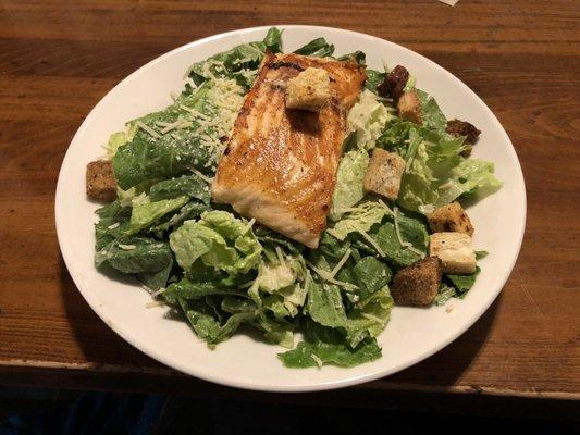 Caesar Salad with Salmon