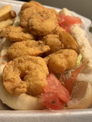 Shrimp poboy