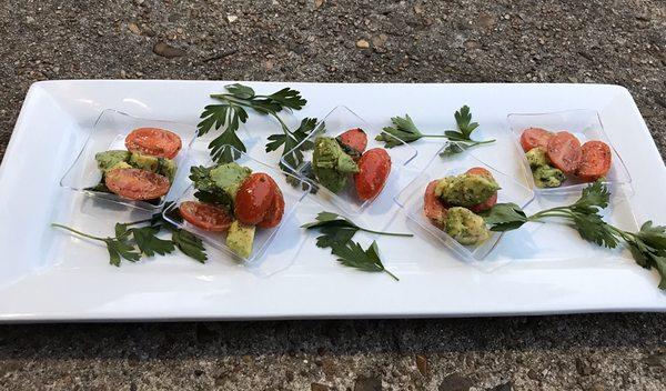 Tomato avocado salad