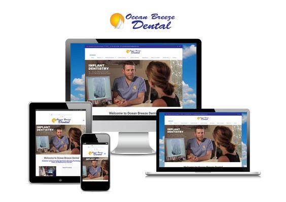 Ocean Breeze Dental : web design