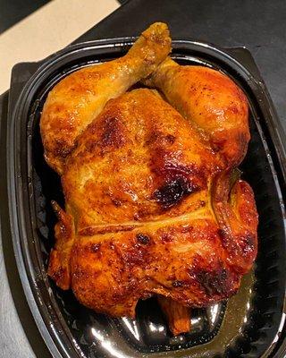 Rotisserie chicken perfection.
