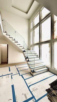 Glass Railings in New Construction