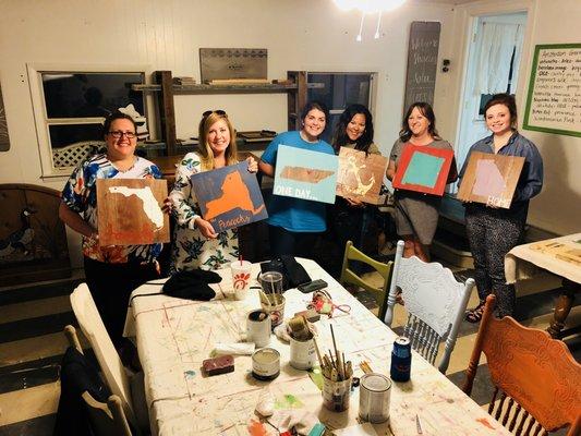 State sign painting classes offered