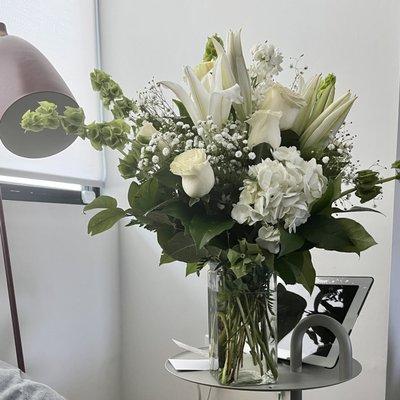 Wonderful White Bouquet of Flowers