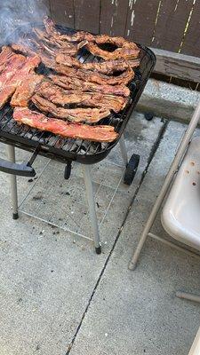 Costillas cortadas al gusto