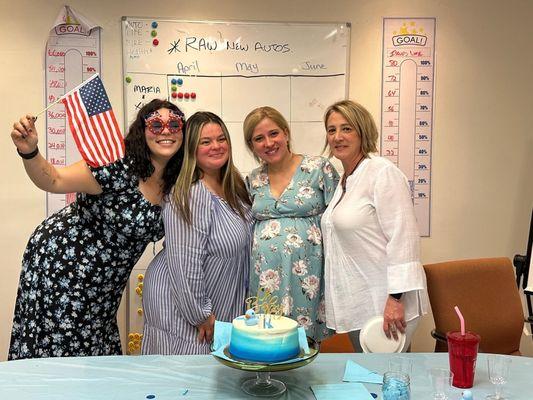 On April 21st, we had the pleasure of celebrating three wonderful occasions Cristina's achievement of becoming a U.S. citizen...