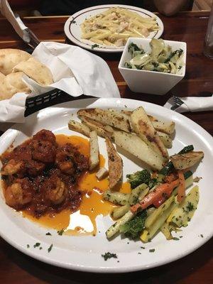 This was the jumbo shrimp arabiatta