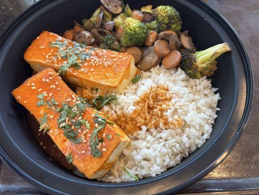 Gochujang tofu bowl