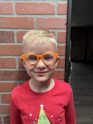 Front of clipper cut