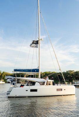 Luna Cat, our 2019 Lagoon 42 sailing catamaran!
