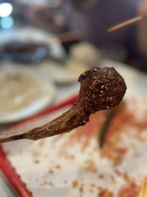 BBQ Lamb, not bad! Kinda juicy from the fat