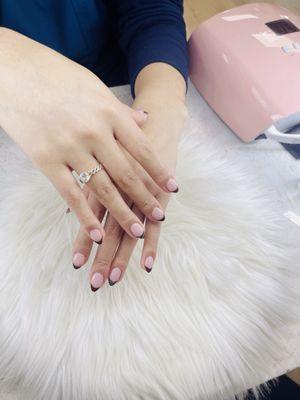 gel French manicure