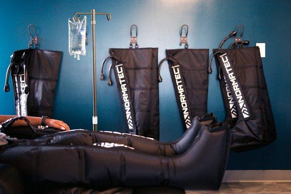 Double your recovery with IV and Normatec!