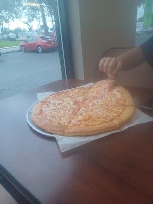 $9 special cheese pizza
