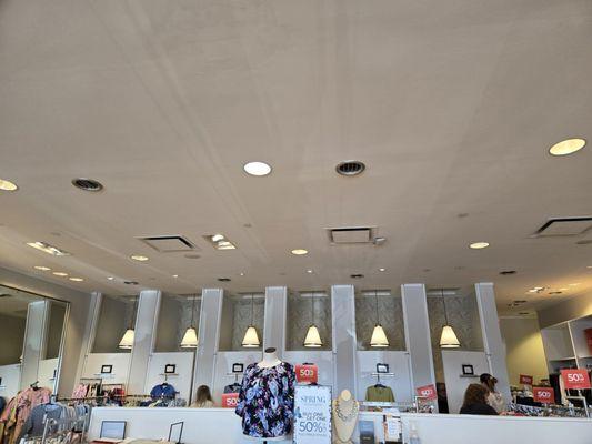 Lots of dressing rooms