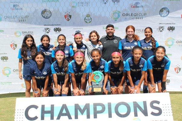 2022 Orlegi Cup Champions - CVFC 2009 Girls