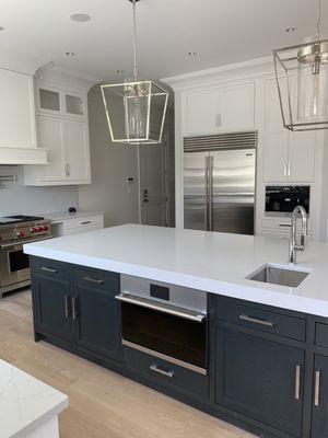 Complete Kitchen remodel includes Flooring Cabinets Electrician countertop