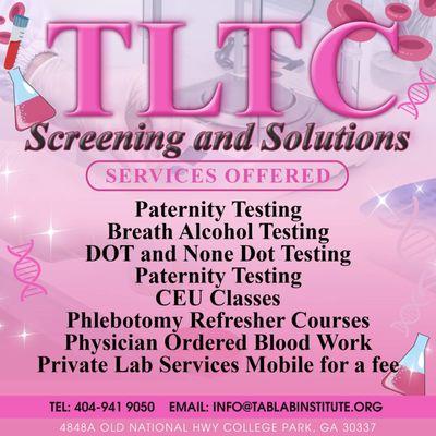 TLTC Screening and solutions