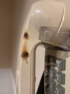 did not work and they kept calling me on it and I couldn't hear them because there's wrong with it but they wouldn't fix it