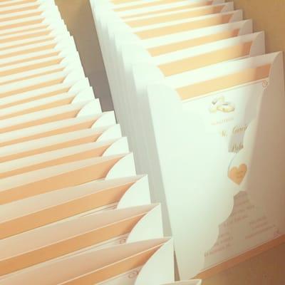 Custom wedding invites