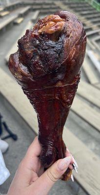 Jumbo Turkey Leg~ My hubby and I ordered 2 to split with our baby. They're big, juicy and flavorful!