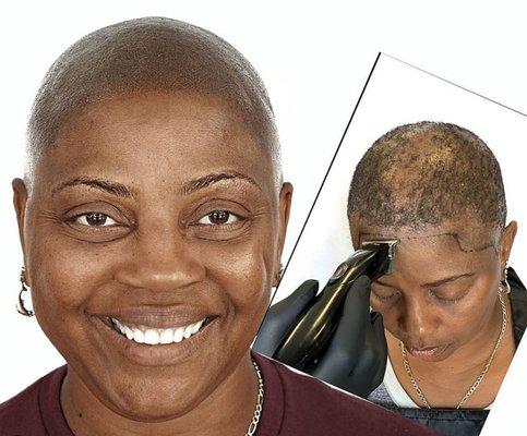 Scalp micropigmentation (SMP)