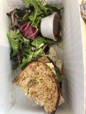 Chicken pesto sandwich